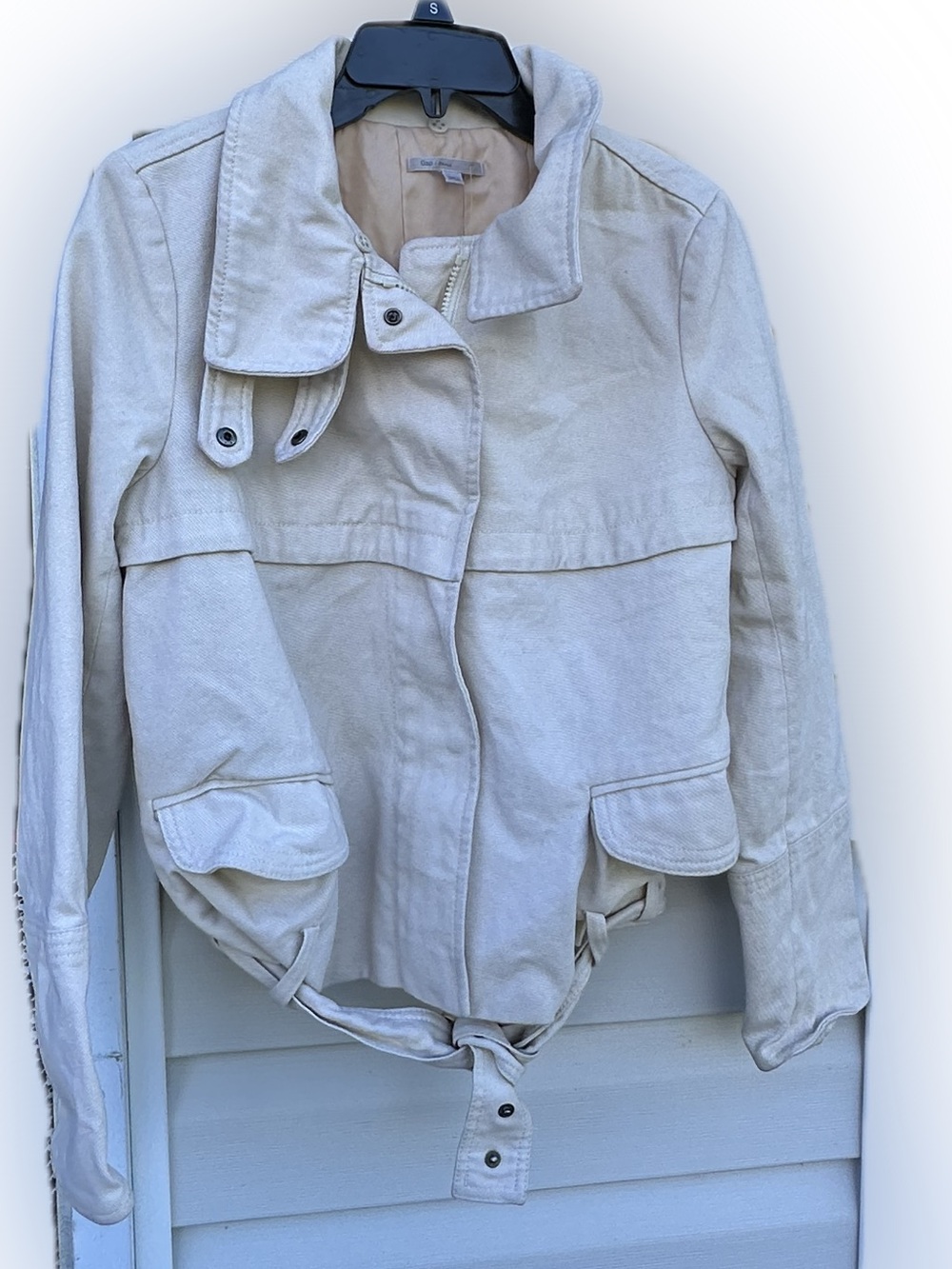 GAP Light Cream Utility Jacket